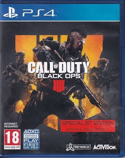 Call of Duty Black Ops IIII Specialist Edition - PS4 (B Grade) (Genbrug)